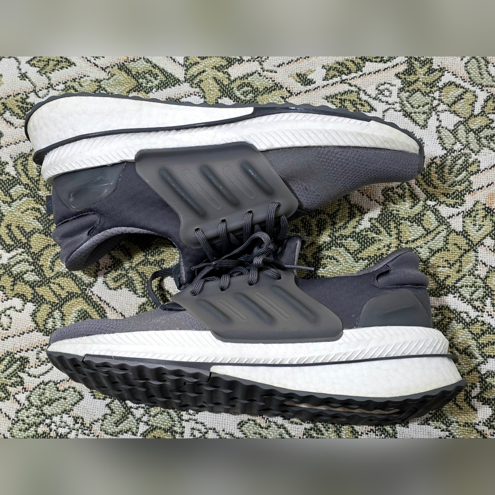 Adidas x_Plrboost Mens Running Shoes Gray Lace Up Athletic Sneakers Sz 11